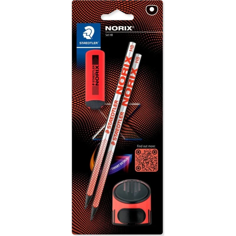 Staedtler NORIX blyantsæt 2 stk. HB, rød