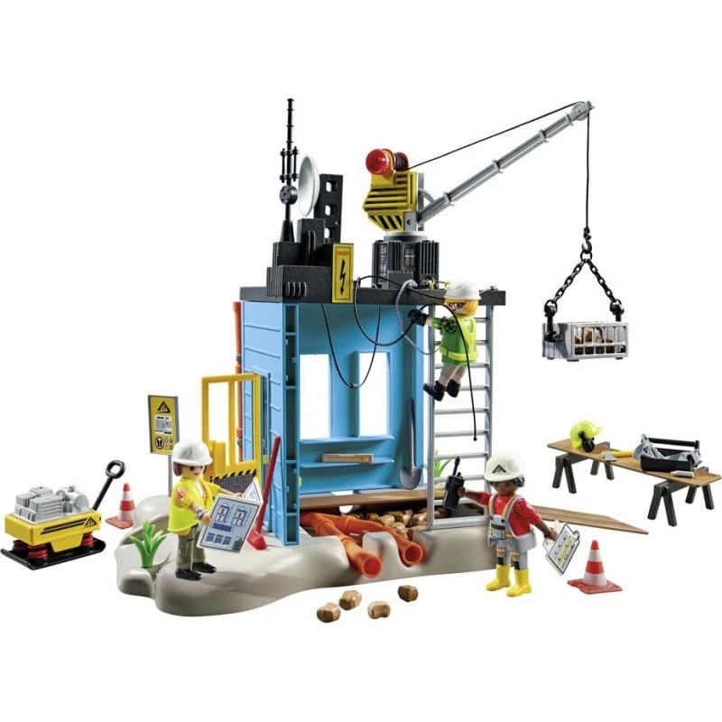 PLAYMOBIL Byggeplads 71650, 138 dele (4+ år)