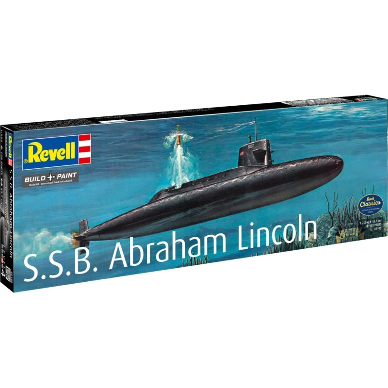 Revell S.S.B. Abraham Lincoln byggesæt 1:253 - 158 dele