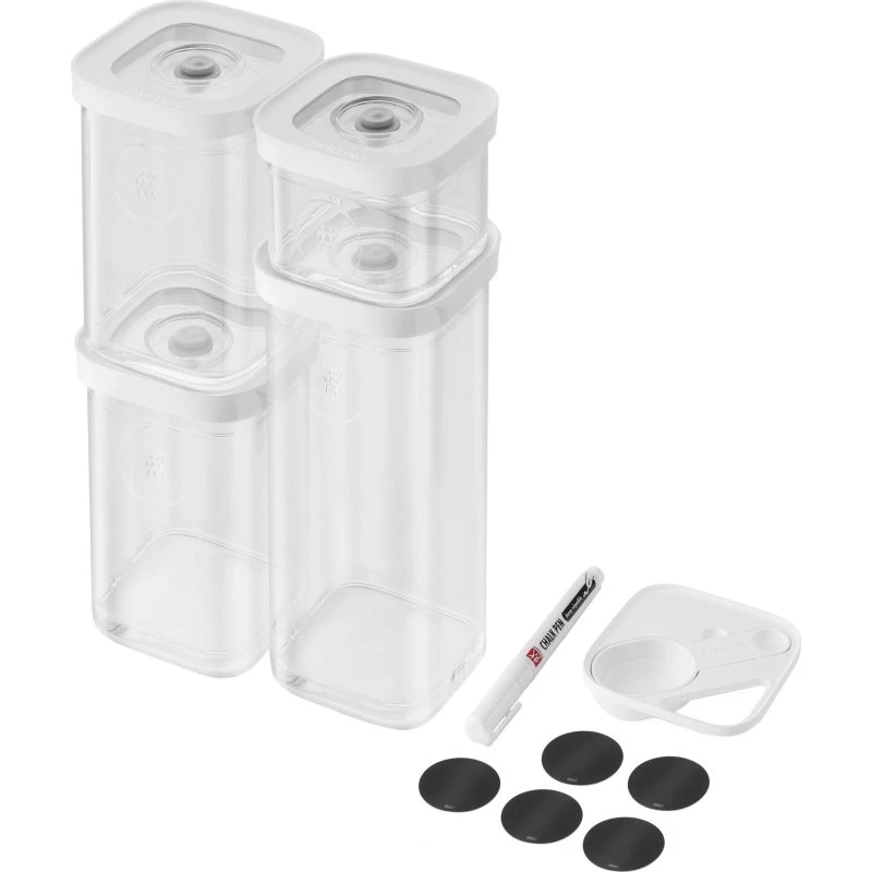 Zwilling Fresh & Save CUBE Opbevaringssæt 6 dele (Translucent White)