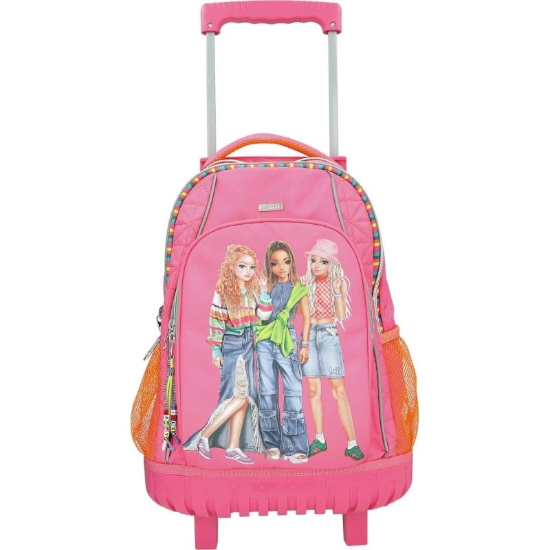 TOPModel Skoletaske med trolley JOY, lyserød - 28L