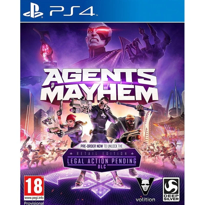 Agents of Mayhem – PS4 (Retail Edition, kompatibel med PS5)
