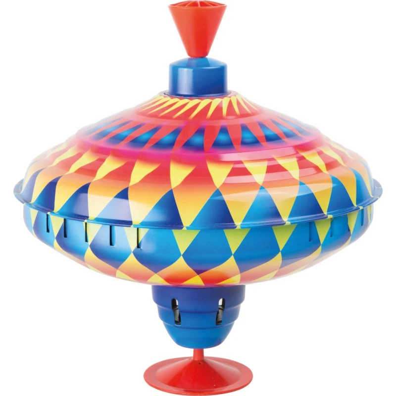 Small Foot Farverig summende snurretop i metal