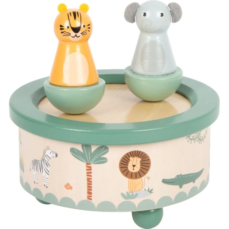 Small Foot spilledåse Safari i FSC-træ