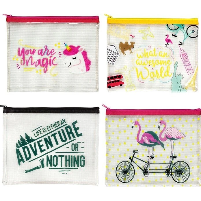 Centrum Lynlåspose 200 x 260 mm med print (assorterede)