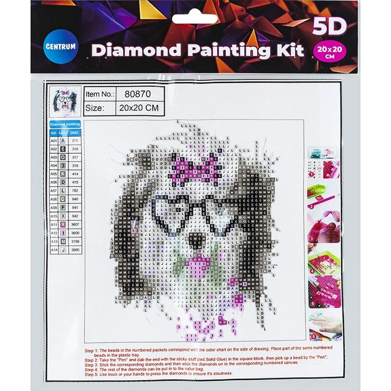 Centrum 5D Diamond Painting 20x20 cm – Hund