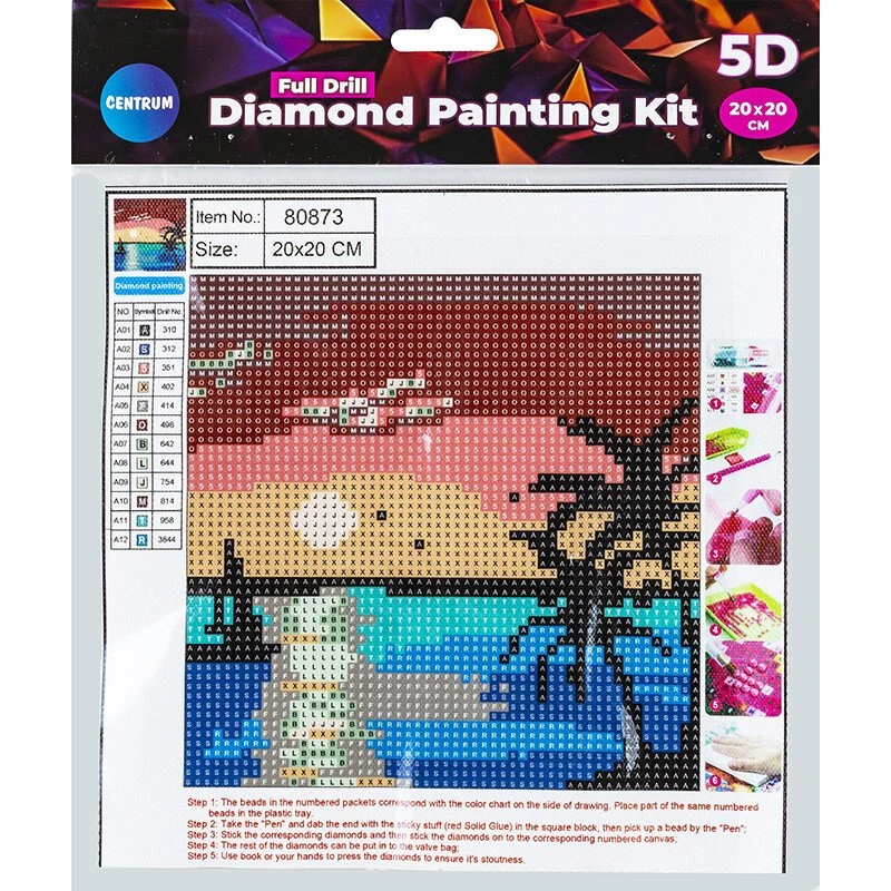 Centrum Diamond Painting Kit 5D 20x20 cm – Hawaii