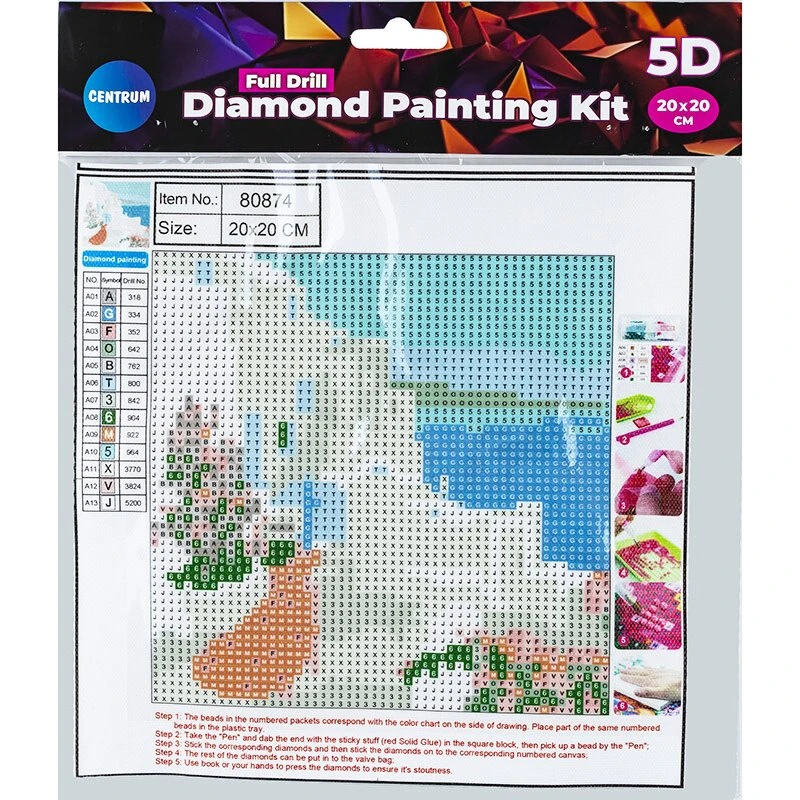 Centrum Diamond Painting 5D Kreta 20x20 cm