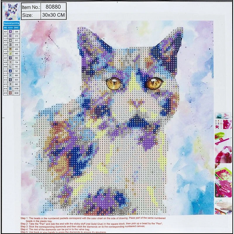 Centrum Diamond Painting 30x30 cm - Kat