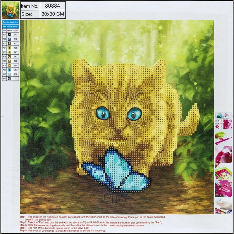 Centrum Diamond Painting 30x30 cm - Kat