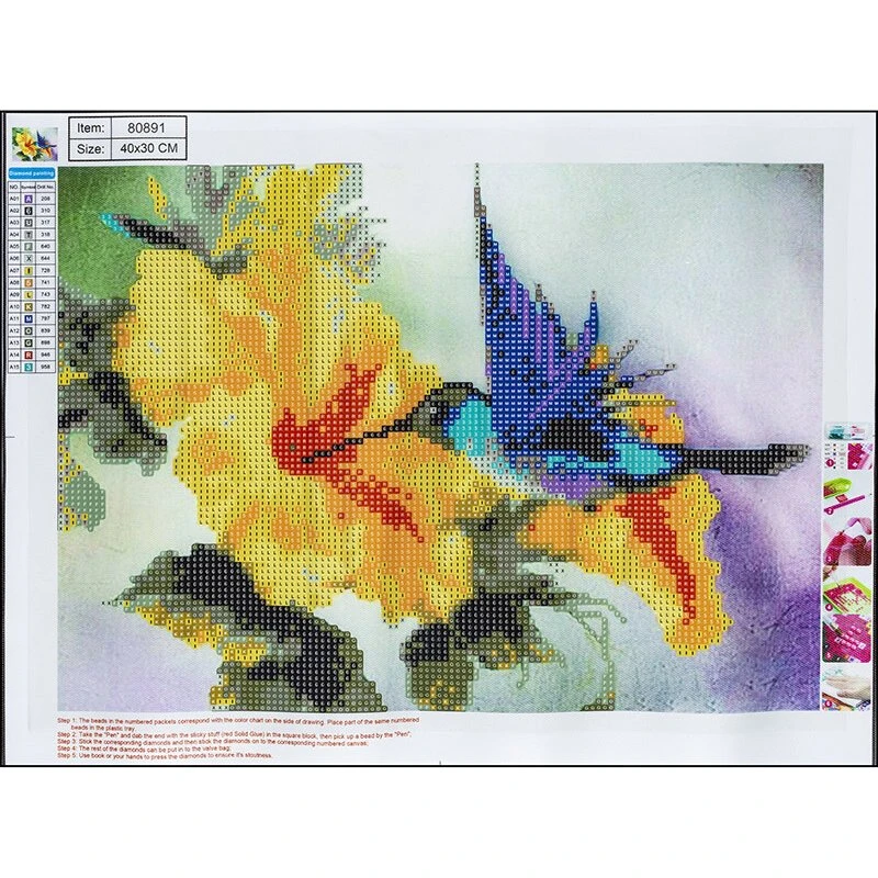 Centrum Diamond Painting 30x40 cm – Kolibri