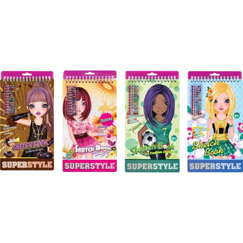 Centrum Superstyle Skitsebog 14 x 24 cm, 36 sider