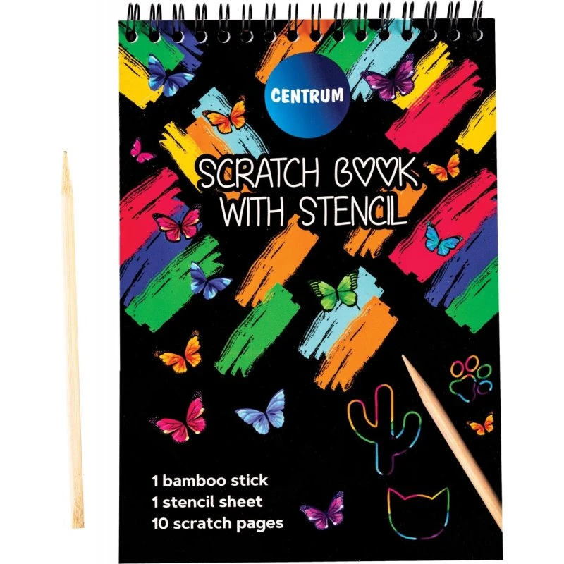 CENTRUM Scratch Book 20 x 14 cm – skrabebog