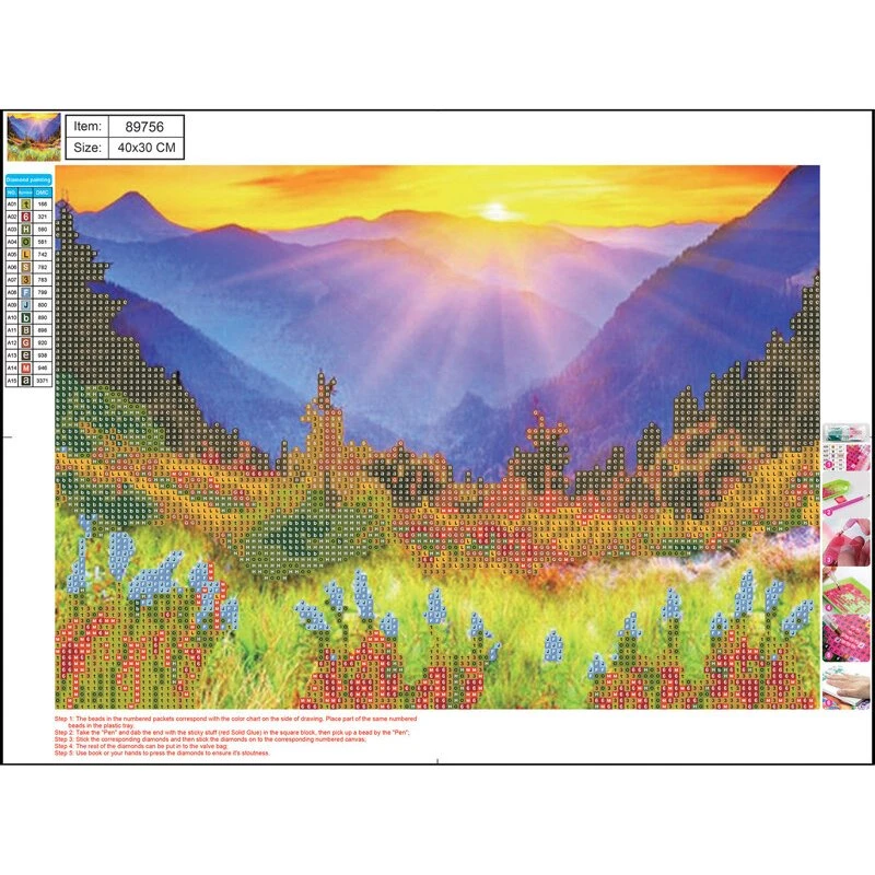CENTRUM Diamond Painting 30x40 cm – Solopgang