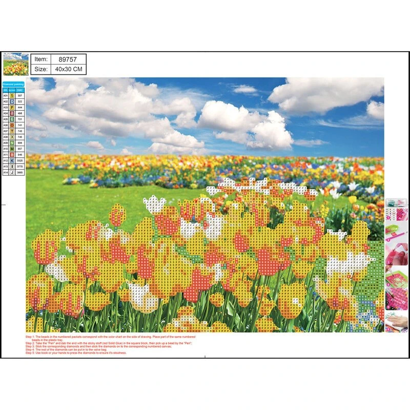 CENTRUM Diamond Painting 30x40 cm – Tulipanmark