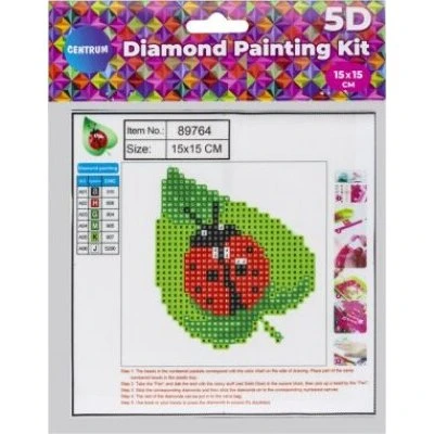 Diamond Painting 5D 15x15 cm – Mariehøne