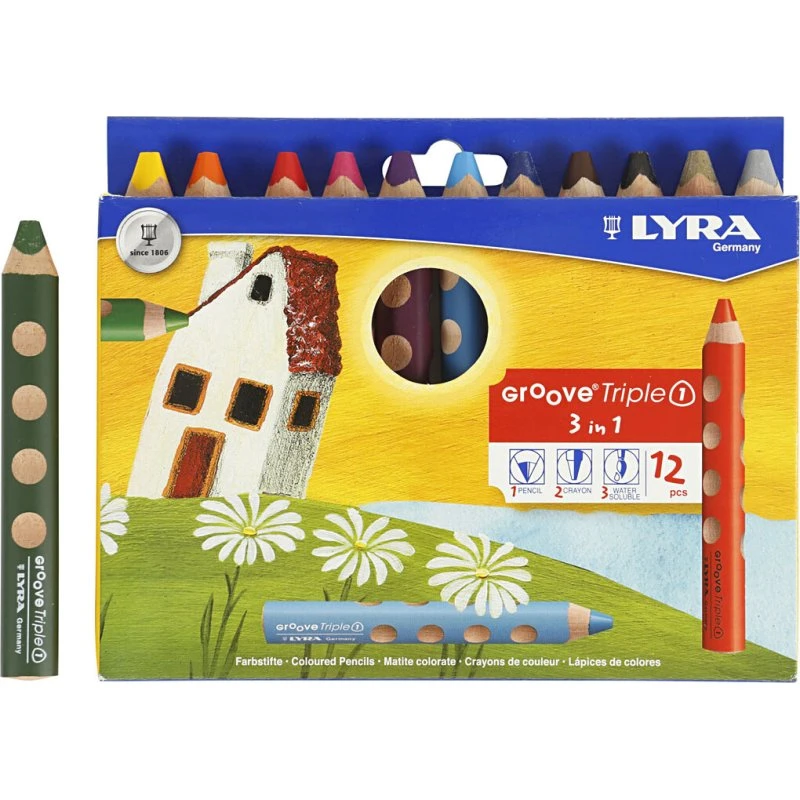 Lyra Groove Triple 1 – 12 farver (3-i-1)