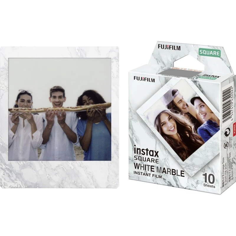 Fujifilm Instax Square White Marble (10 stk)