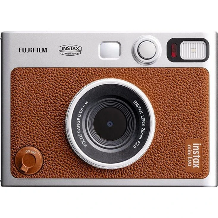 Fujifilm Instax mini Evo hybridkamera, brun