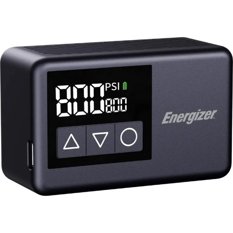 Energizer PAC1000 Bærbar luftkompressor 120 PSI USB-C – Sort