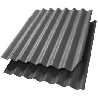 Swisspearl B6-S bølgeplade HJ-HU sortblå 1090x1180 mm