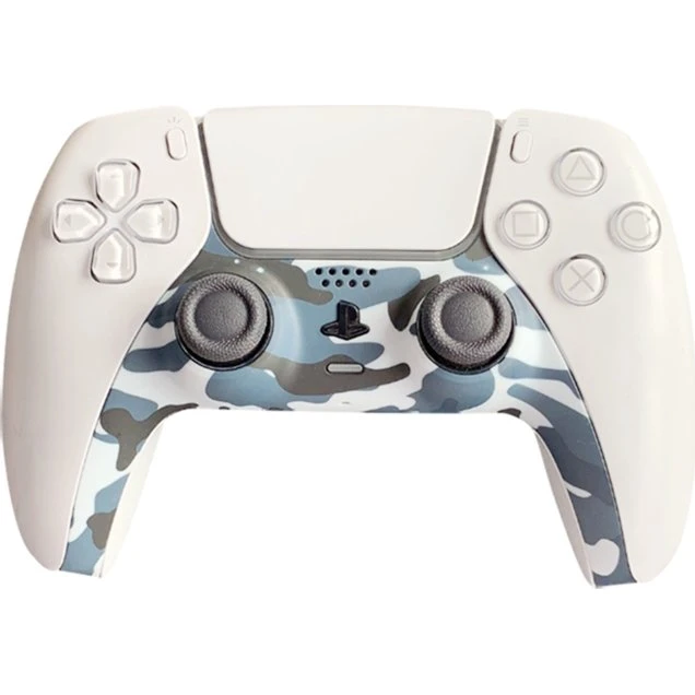 Piranha PS5 Controller Skin – Camo blå