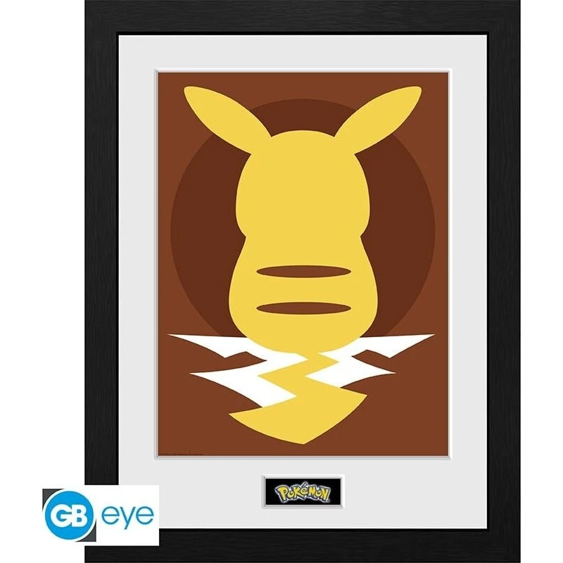 ABYstyle Pokémon Pikachu Silhouette indrammet print 30,5x40,6 cm