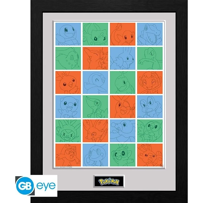 ABYstyle Framed Print 'First Partner Grid' 30,5×40,6 cm