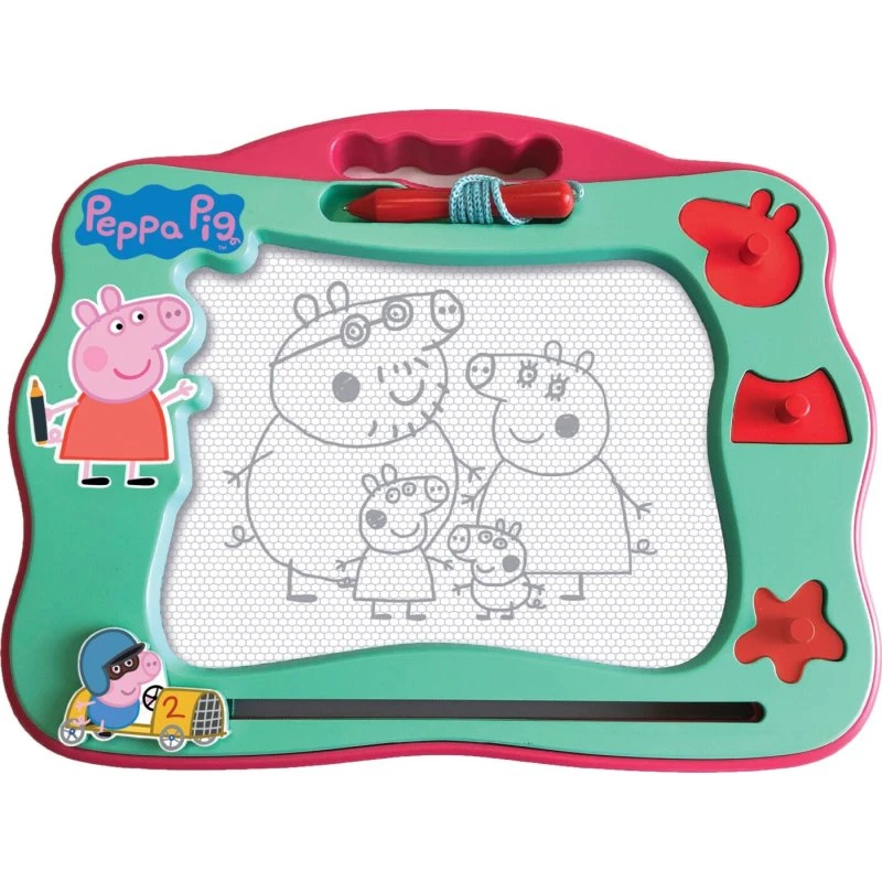 Gurli Gris magnetisk tegnetavle 24x28 cm med pen & 3 stempler