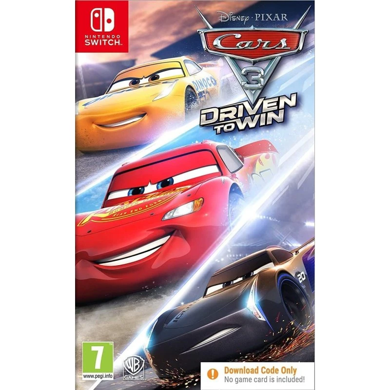 Cars 3: Driven to Win – Kode i boks til Nintendo Switch