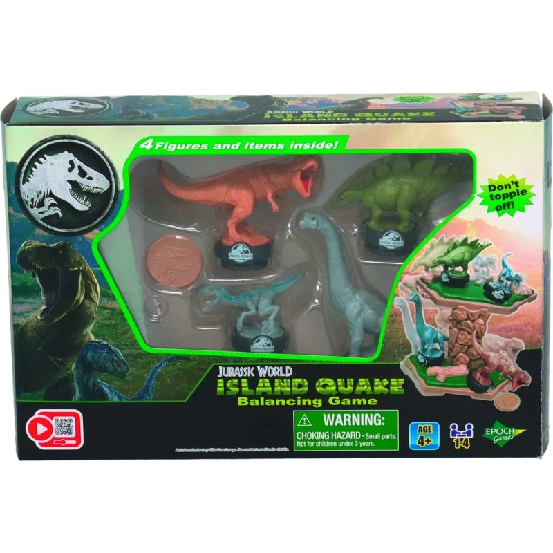 Jurassic World Island Quake balancespil med dinosaurer
