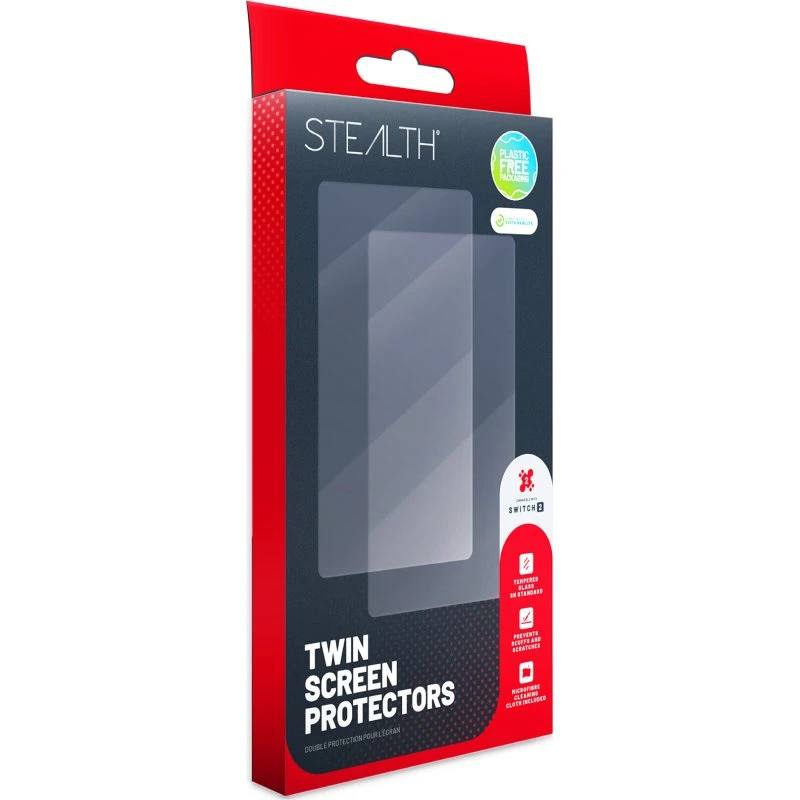 STEALTH Twin skærmbeskytter til Nintendo Switch 2