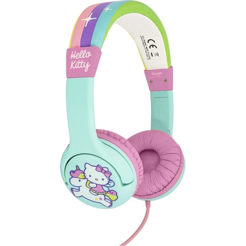 OTL Hello Kitty Børnehovedtelefoner – 85 dB, kablet, flerfarvet
