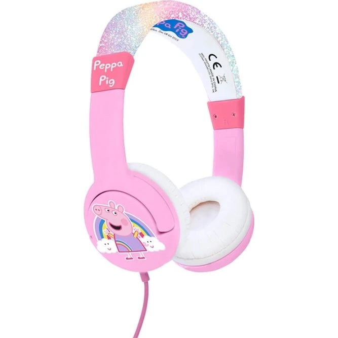 Peppa Pig Junior On-Ear Høretelefoner 85 dB - Pink