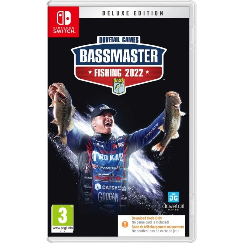 Bassmaster Fishing Deluxe Edition 2022 – Nintendo Switch (Kode i boks)
