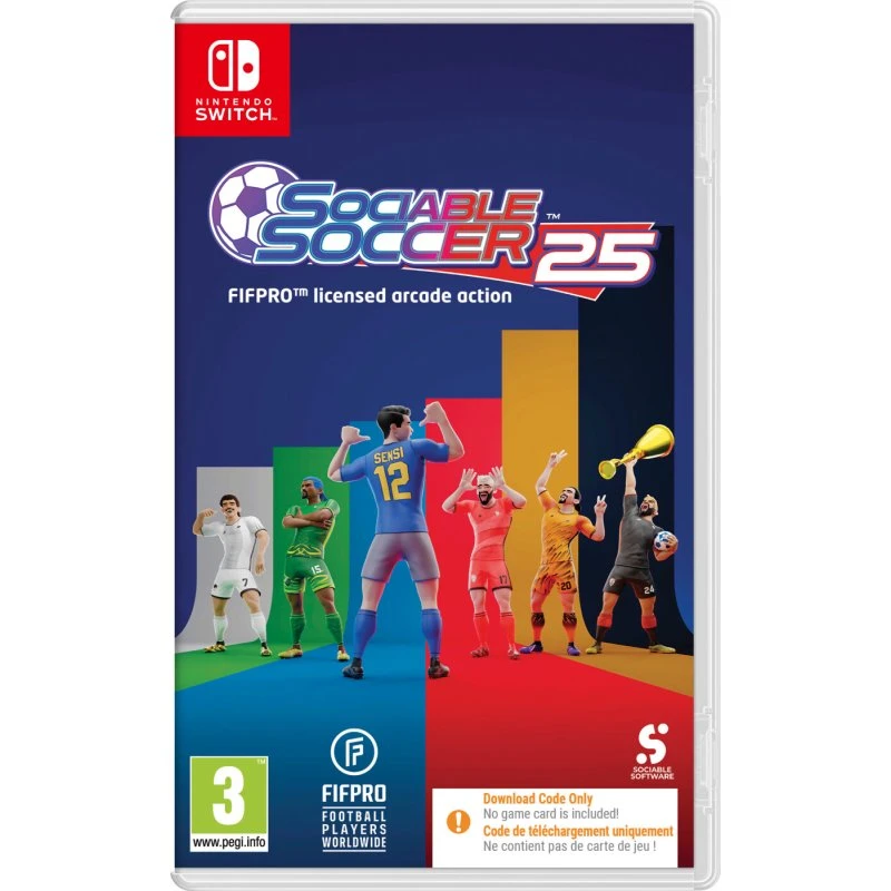 Sociable Soccer 25 - Kode i boks (Nintendo Switch)