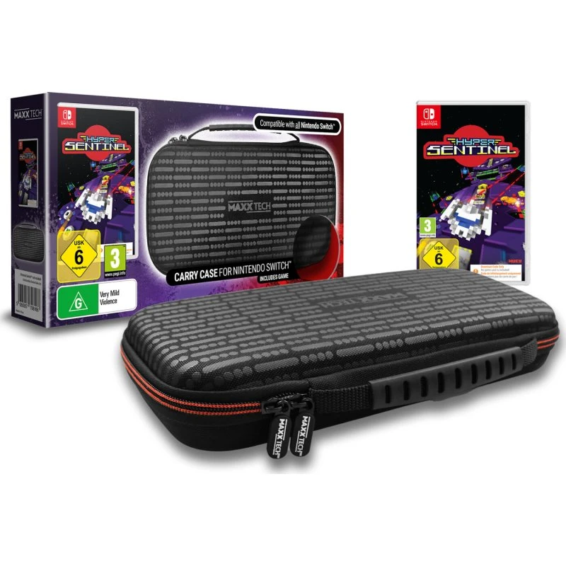 MAXX TECH Premium bæretaske & Hyper Sentinel Bundle til Nintendo Switch