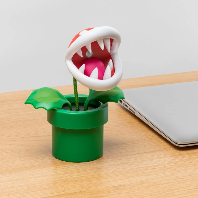 Paladone Mini Piranha Plant Posable bordlampe 9 cm