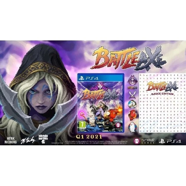Battle Axe Badge Edition – PS4 (pin-badges sæt)