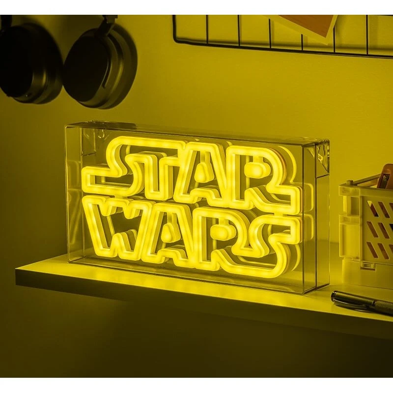 Paladone Star Wars LED-neonlys 30 cm – gul