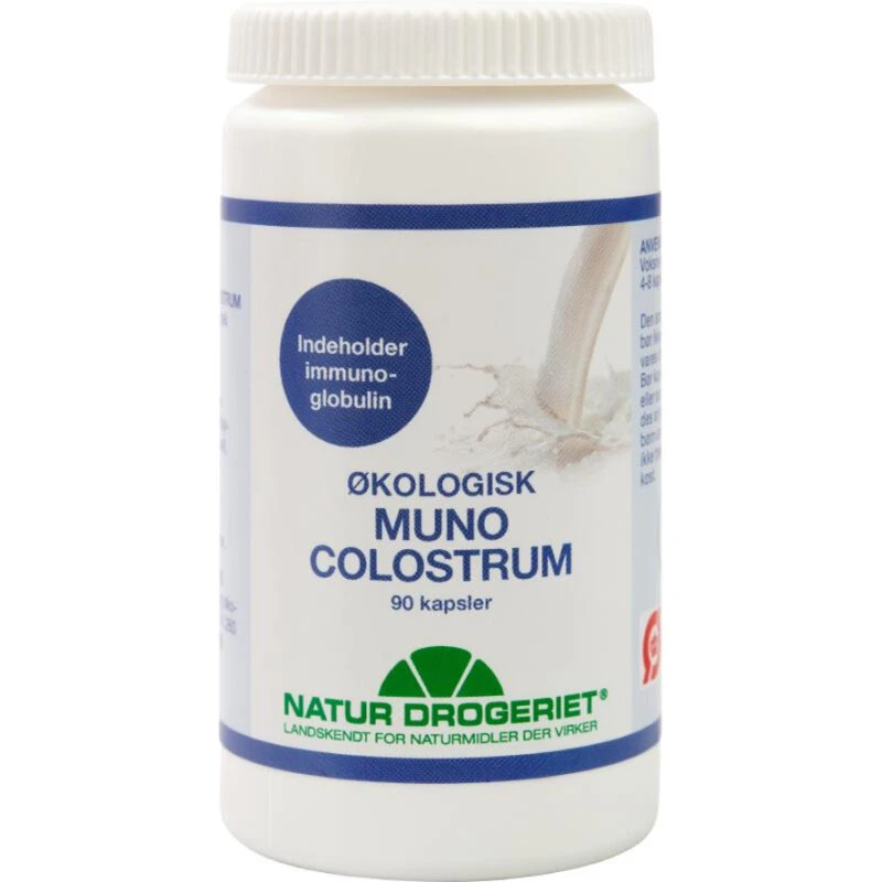 Natur Drogeriet Muno Colostrum 90 vegetabilske kapsler Økologisk