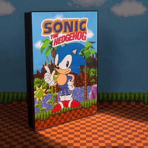 Fizz Creations Sonic Posterlys (A4) – USB-drevet retrolampe