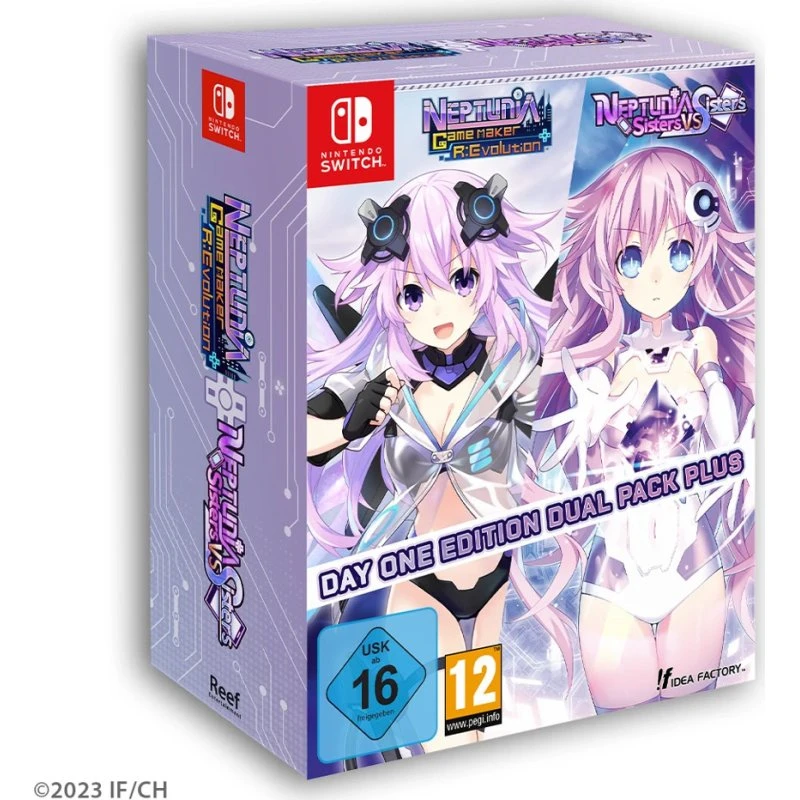 Neptunia Game Maker R:Evolution & Sisters VS Sisters - Day One (Switch)