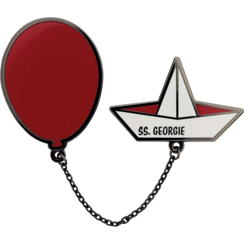 FaNaTtik IT pin-sæt med 2 badges og kæde (68 mm)