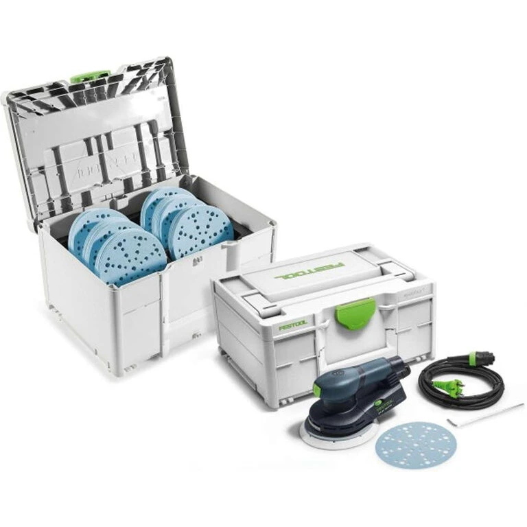 Festool ETS EC 150/3 EQ‑SYS excentersliber Ø150, grøn