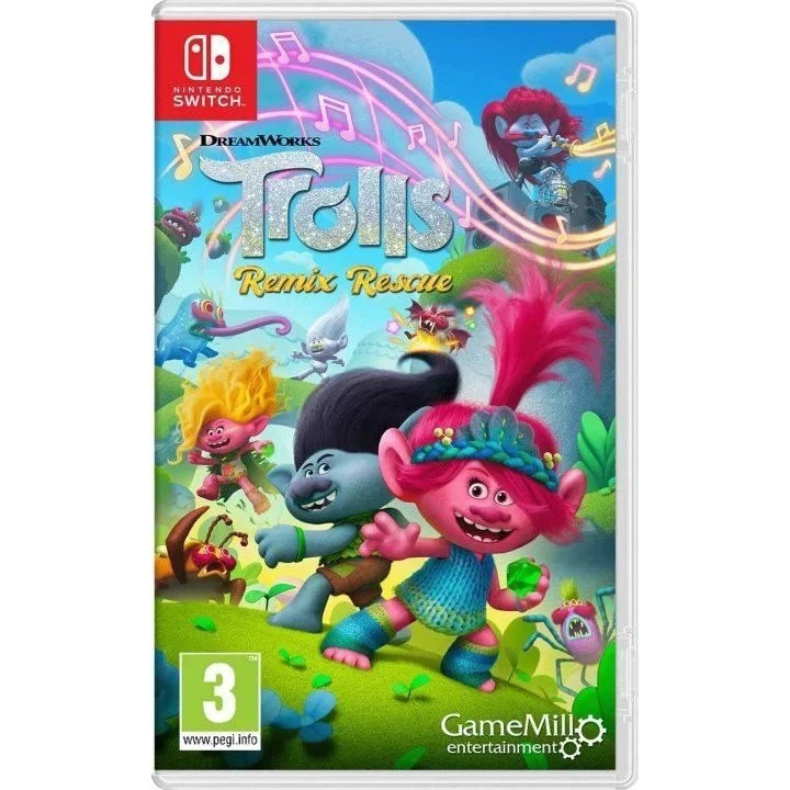 DreamWorks Trolls Remix Rescue – Nintendo Switch (Kode i boks)
