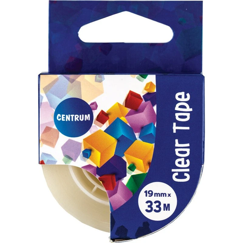Centrum kontortape 19 mm x 33 m (40 µm)