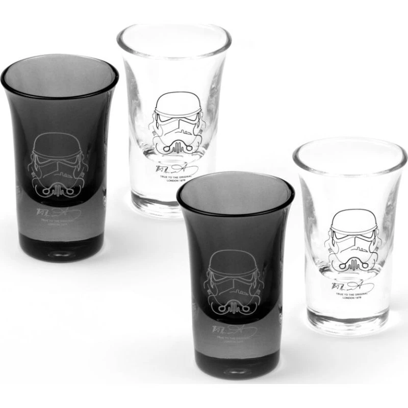 Original Stormtrooper Shotglas - sæt med 4