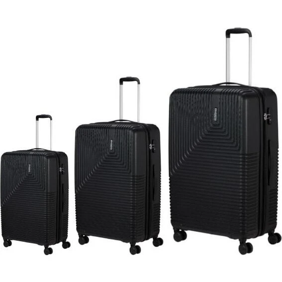 American Tourister Niteline kuffertsæt 3 dele – midnats sort