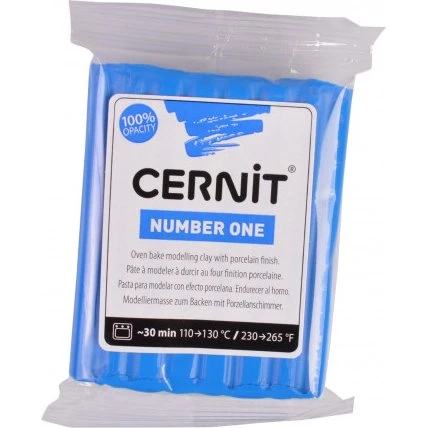 Cernit modellervoks 56 g – blå (Creativ Company)
